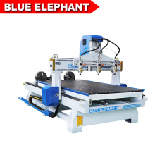 Jinan elefante azul rotogravura cilindro 4d madeira arte trabalho cnc máquina de gravura com custo econômico